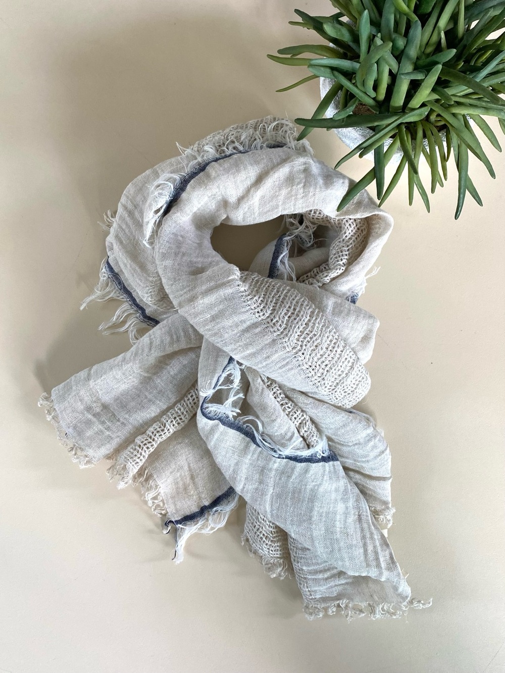 EILEEN FISHER - Woven Linen Scarf